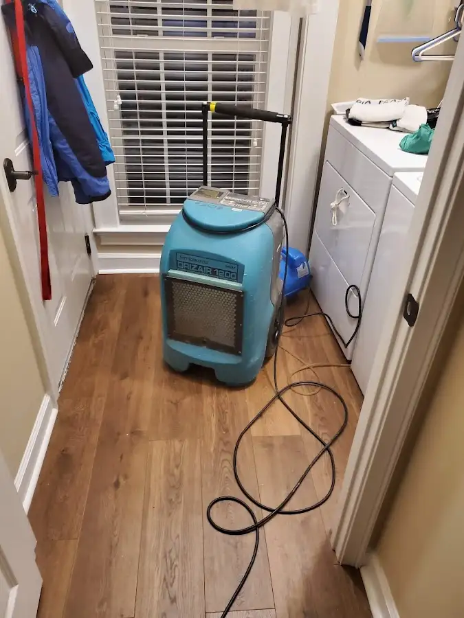 Commercial dehumidifier deployed for Flood Damage Cleanup in Catoosa